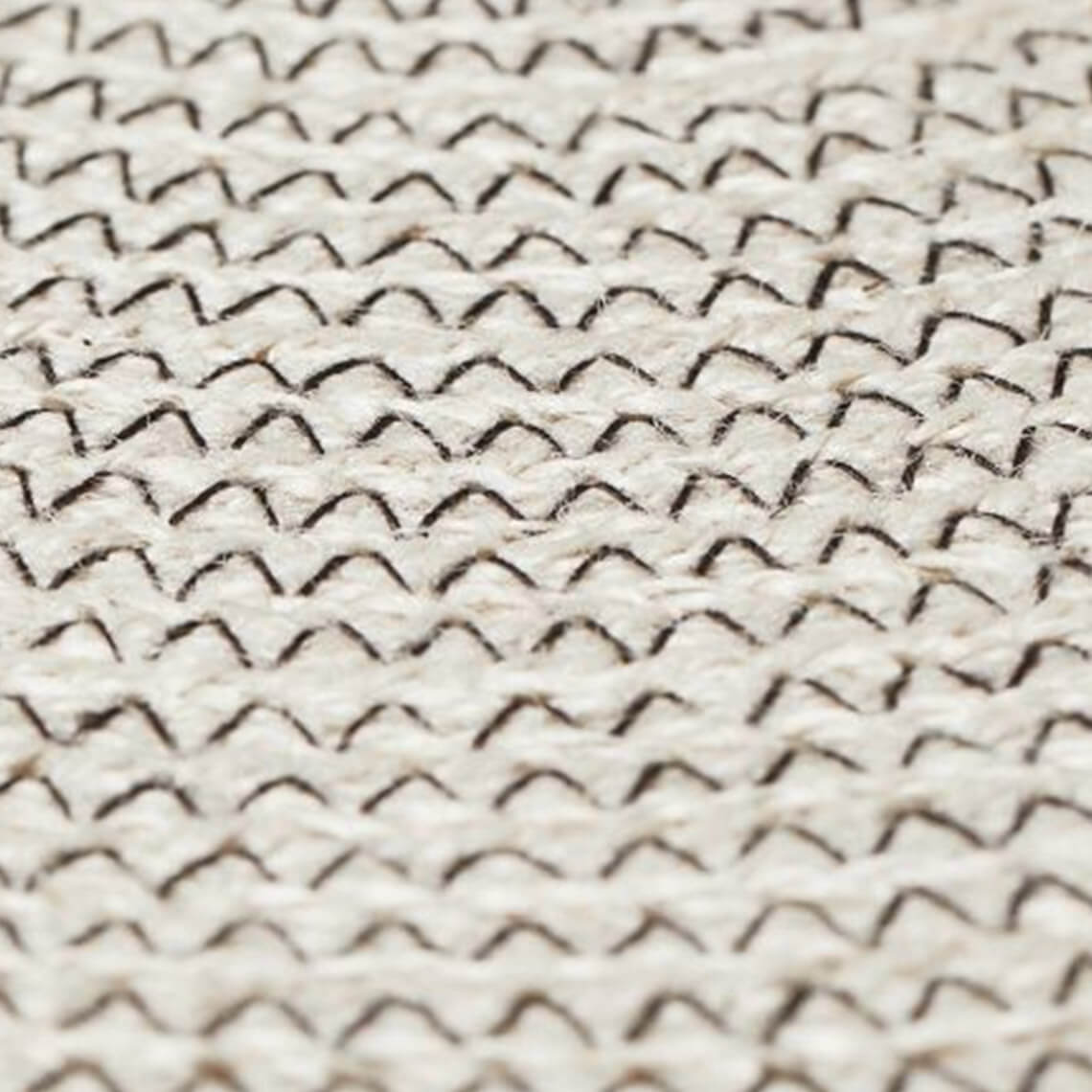 Round Jute Floor Mat - الصورة 4