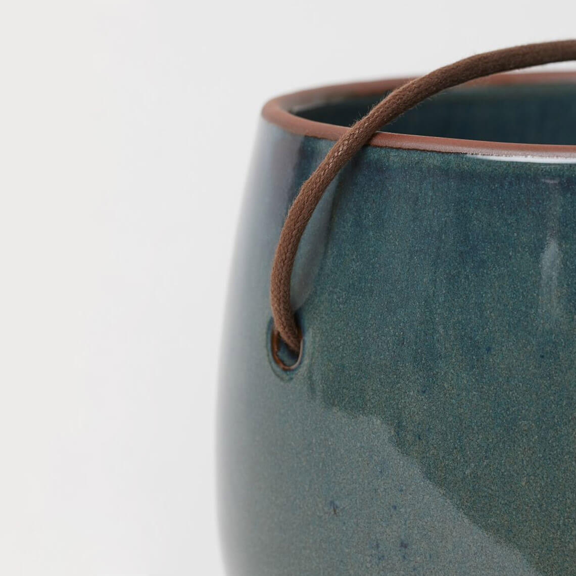 Glazed Ceramic Hanging Pot - الصورة 3