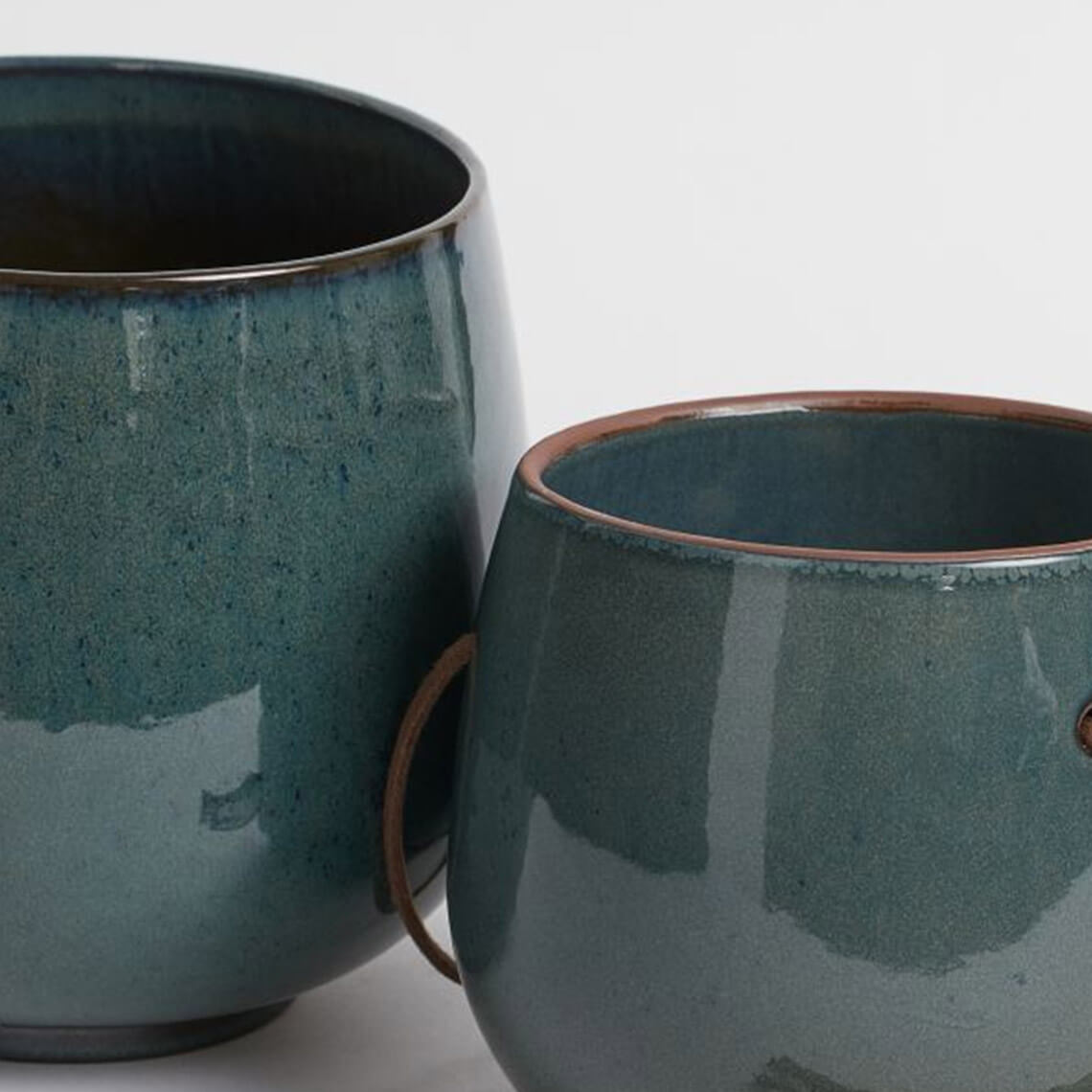 Glazed Ceramic Hanging Pot - الصورة 4